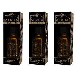 Kit 3 Aceite Barba Bigote Ouro Alpha Beard Oil Bergamota