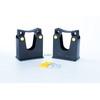 Toolflex Tool Holder Set/2x Brackets for Poles 15-20 mm in