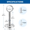 Ceiling Curtain Rod Brackets, Heavy Duty Curtain Rods Hooks, Stainless
