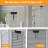 Metal Safety Bi-fold Door Lock, Adjustable Bifold Door Lock Kit