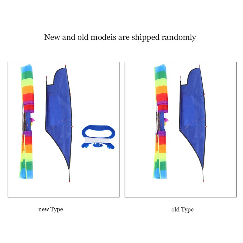 3D Huge Rainbow Sailboat Flying Kite Outdoor Sports Children Kids