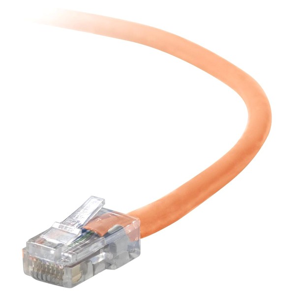 Belkin 7ft CAT5E Snagless Crossover Cable in Orange