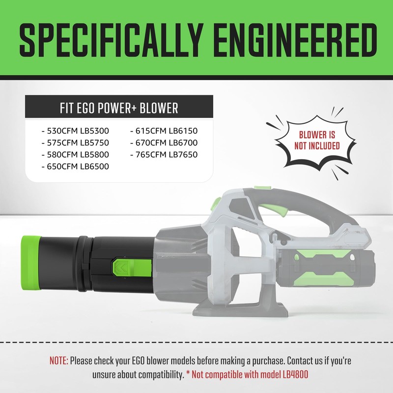 Sealegend Car Drying Nozzle Compatible with EGO Leaf Blower Models