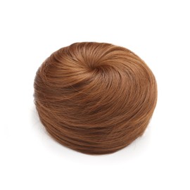 Onedor Synthetic Fiber Hair Extension Chignon Donut Bun Wig Hairpiece (12# - Light Brown)