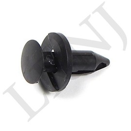 LAND ROVER BLACK PLASTIC RIVET FOR BODY TRIM SERVICE KIT - OEM PART# ANR2224 PACK OF 10