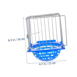Mipcase 2pcs Bird Nesting Bowl for Finch and Parrot Easy to Install Bird Hatching House Versatile Nesting Box for Pigeons and Canaries Lightweight Design for Convenient Use