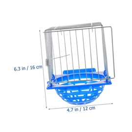 Mipcase 2pcs Bird Nesting Bowl for Finch and Parrot Easy to Install Bird Hatching House Versatile Nesting Box for Pigeons and Canaries Lightweight Design for Convenient Use