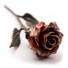 MakuliSmit Hand Forged Wrought Iron Rose - Romantic Metal Gift