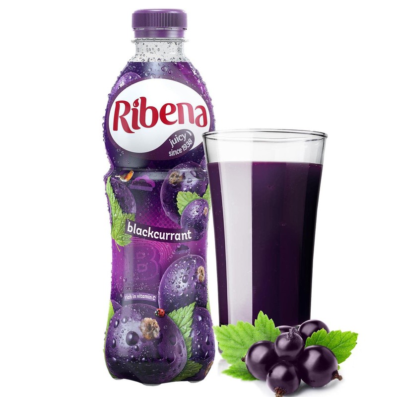 Ribena Blackcurrant juice drink, 12 x 500 ml