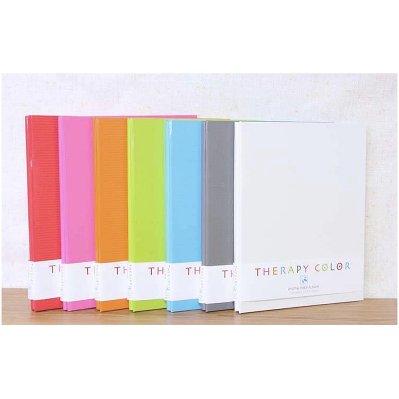 ナカバヤシ セラピーカラー デジタルフリーアルバム A4/Nサイズ TCAF-A4/N-PB ピュアブルー