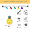 Vigdur Outdoor String Lights 21FT Patio Lights with 35 Shatterproof