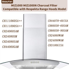 Beaufan 4 Pack MIZ1000 Activated Carbon Filter Compatible with Respekta MIZ1000 MIZ1000N