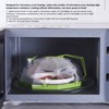 Microwave Splash Heating Cover PC Food Splatter Guard with Extension