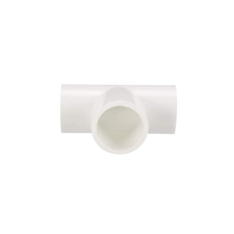 TOP-VIGOR 10pcs 25mm Slip Tee PVC Pipe Fitting, T-Shaped Coupling