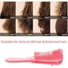 Anti-Static Hair Brush Comb, Round Tip Safety Design Unisex Portable