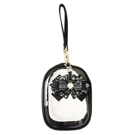 Plush Pouch, Pushing Activity, Clear, Plain, Nui-chan, Plush Case, Bag, Carrying Pouch (Black)