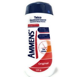 Ammens Talco Corporal, 125g, Pack of 1