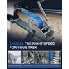 ZOMIYU 4000lb Boat Trailer Winch with Strap, Heavy Duty Hand