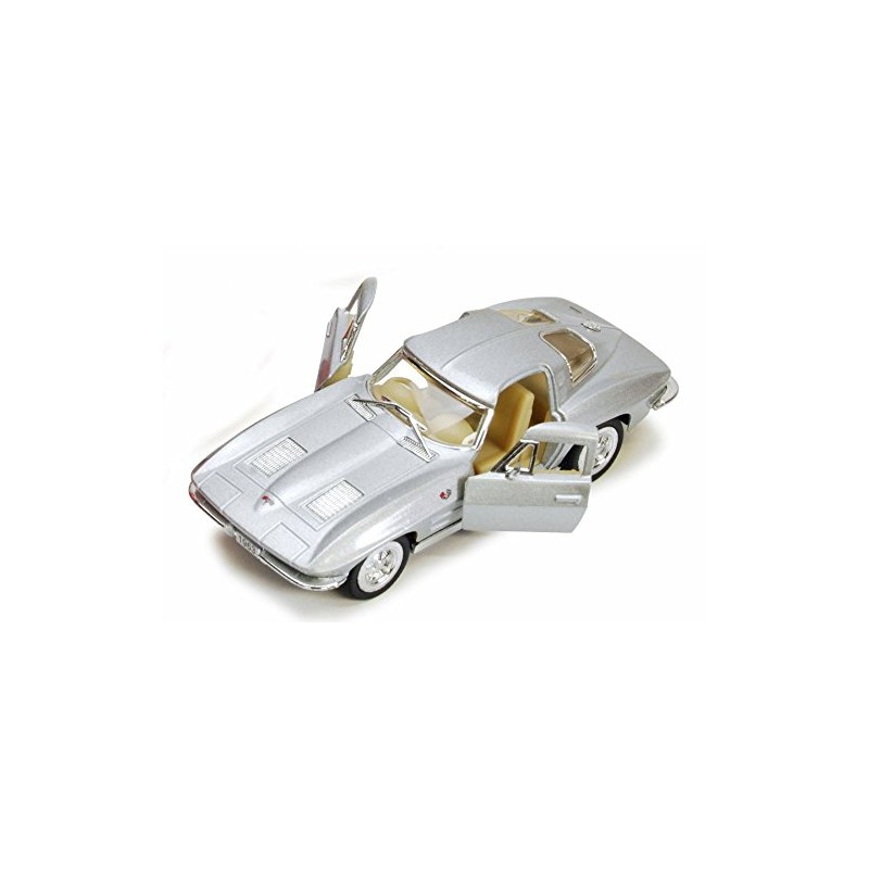 Chevy 1963 Corvette Stingray 1:36 Scale (Silver)