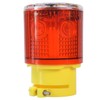 Solar Strobe Warning Light Flashing Lamp: 360 Degree Super Bright