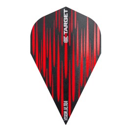 5 x Sets of Target Vision Ultra Spectrum Dart Flights - 100 Micron - 4 Shapes, 6 Colours (Red, Vapor)