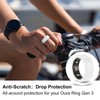 Bimanpap Ring Cover for Oura Ring Gen 3, Silicone Elastic
