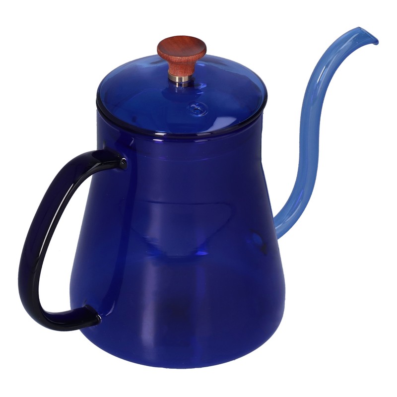 Coffee Kettle Glass Coffee Pot 600ML Coffee Drip Kettle Long