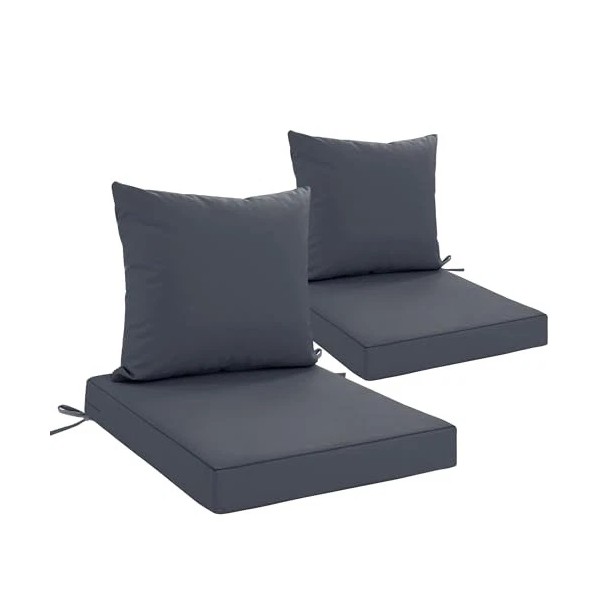 24x24 Inch Outdoor Cushions for Patio Furniture Set of 2,