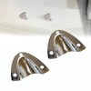 TuoP Marine Stainless Steel Midget Clam Shell Vent, Wire Cable