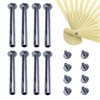 Folding Fan Repair Kit, 8 Pack 35mm/1.38 Inch Shaft Rivets