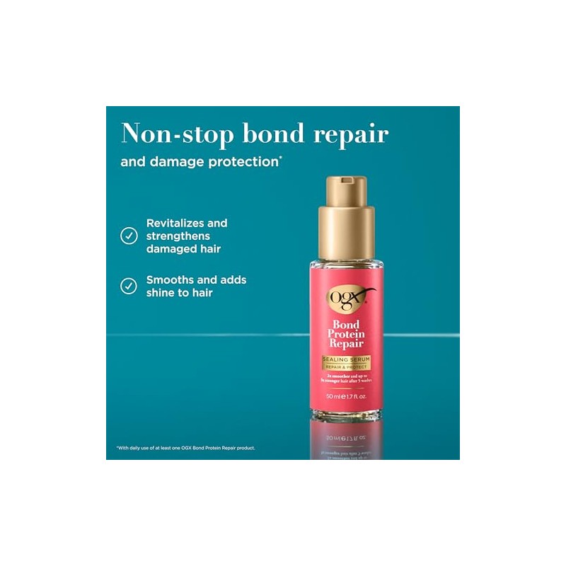 OGX, Serum BOND REPAIR All In One, 80% Cabello más