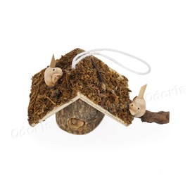 Odoria 1/12 Scale Miniature Bird House Dollhouse Accessories