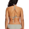 ESPRIT Textured Triangle Bikini Top, Khaki green
