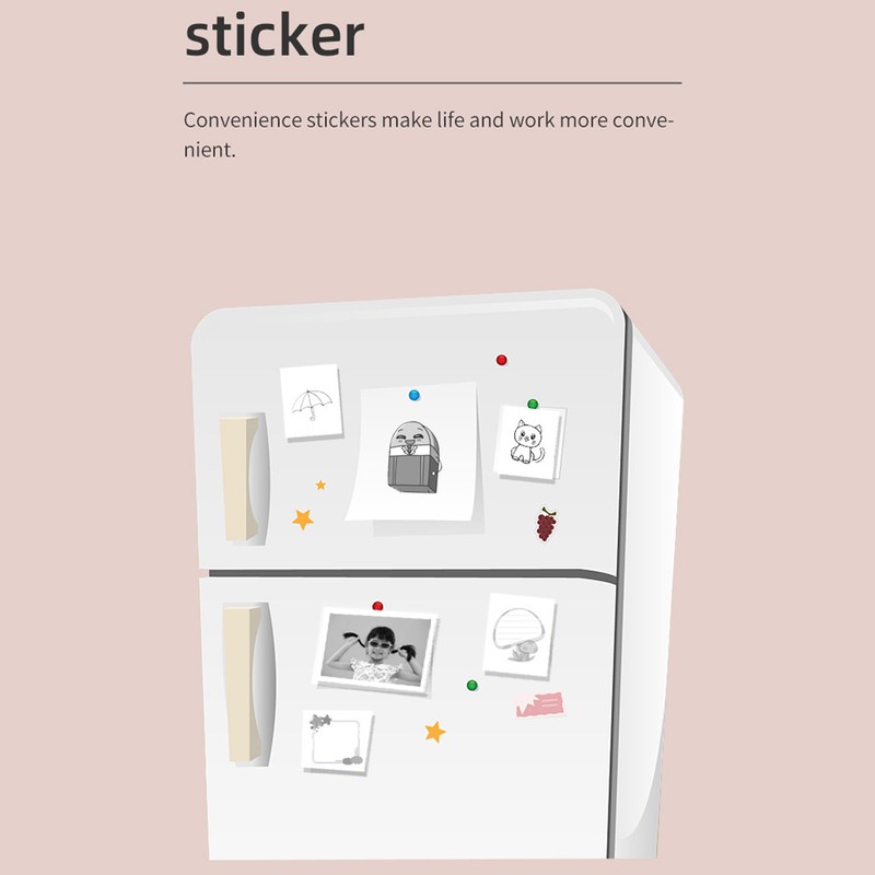 Mini Thermal Printer Portable Pocket Tool for Student with Paper