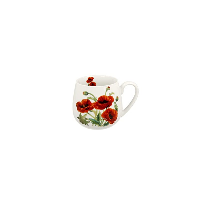 DUO Floral Classic Poppies New Bone China Barrel Cup 430