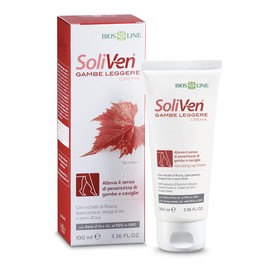 BIOSLINE SoliVenGerade Light Cream Leg Cream Relieves Weight of Legs and Ankles Promotes Microcirculation 100 ml