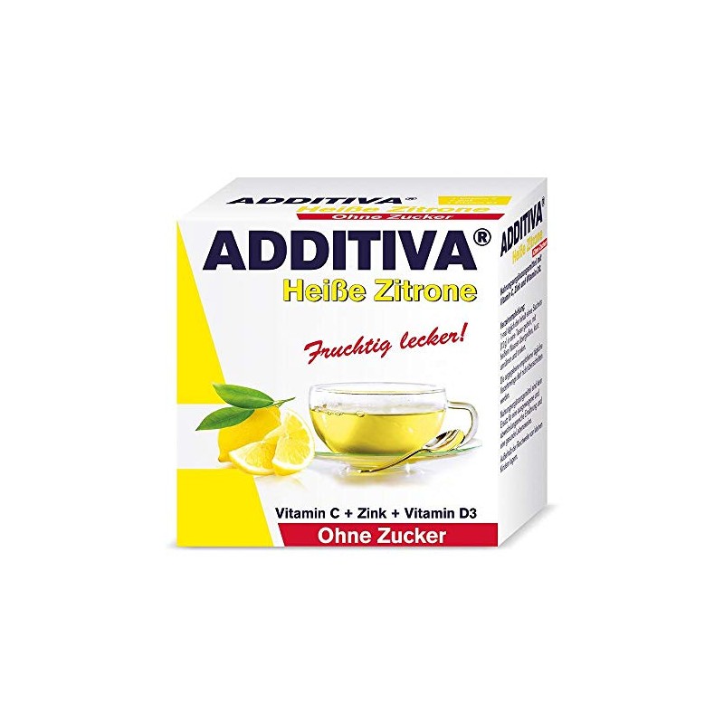 ADDITIVA Hot Lemon Without Sugar Sachets 200 g