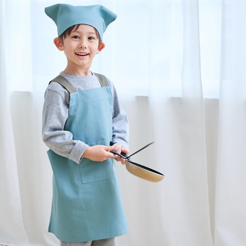 COLORFUL CANDY STYLE Back Cross Children's Apron (39.4–47.2 inches /