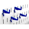 Wall Control Blue Medium Slotted Storage Hooks - Rust Resistant