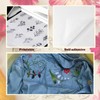 Karpoulra 6 Sheets 8.5"x11" Sticky Water Soluble Embroidery Stabilizer, Dissolvable