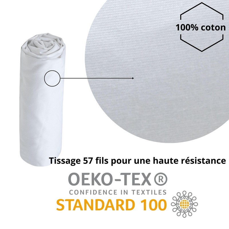 STOF - Fitted Sheet - Size 90 x 190 cm