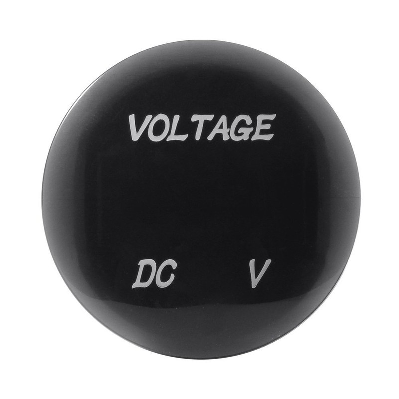 Mini Waterproof Voltmeter with LED Digital Display, Voltage Meter DC