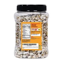 Besway Wasabi Flavor Dry Roasted Edamame 20 oz, High Protein Crunchy Snack, Non-GMO, Vegan, Gluten-Free, Transparent Plastic Jar 566 g