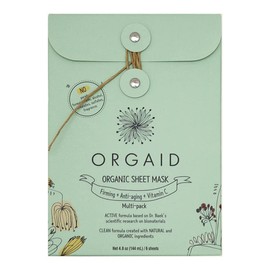 Orgaid Organic Sheet Mask - Multi-pack, 6 Sheets