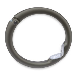 Clipa Bag Hanger - Matte Hematite PVD - The Ring That Opens Into a Hook and Hangs in Just 1/2" of Space, Holds 33 lbs., 3 yr. Warranty
