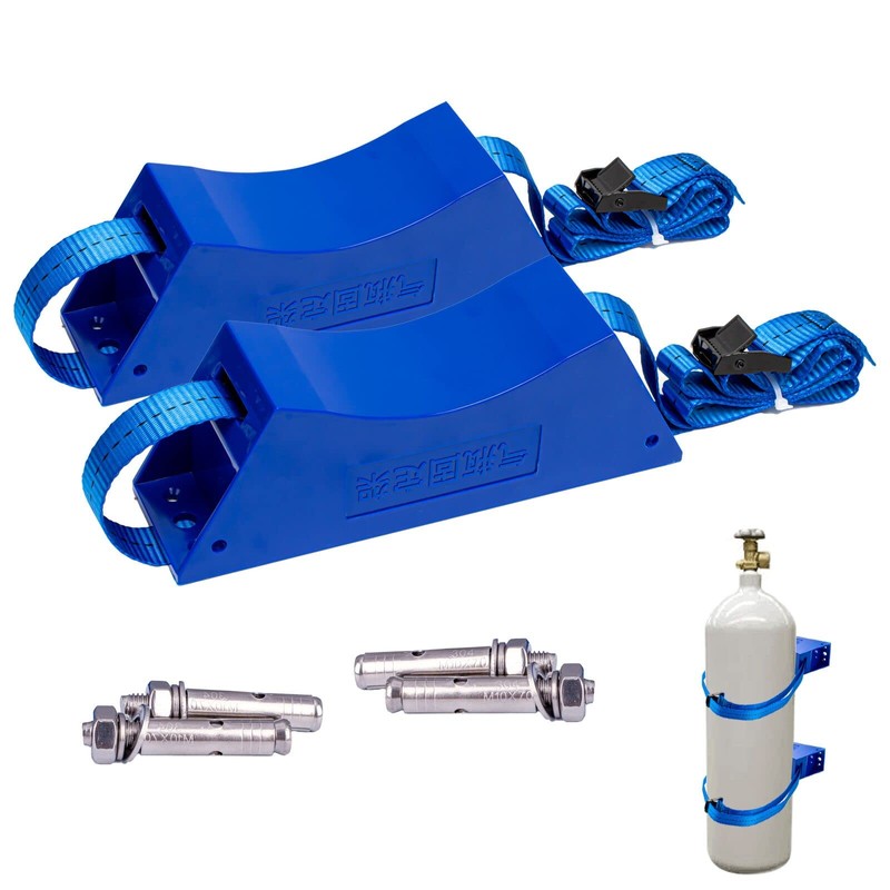 Cylinder Wall Mounted Bracket,Nitrogen Tank Propane Tank Holder with SUS