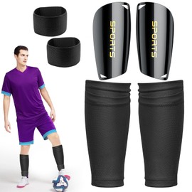Shin Pads Youth Football Small Shin Pads Football Men Women with Optimised Pocket Shin Pads Socks & Support Holder Football Shin Pads