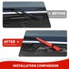 RAZPOY JK Windshield Wiper Blade Trim, 3PCS Front & Rear