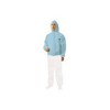 TRUSCO (torasuko) Non-woven Fabric Disposable Protection Clothes Hooded Jumper Bar, X L Blue tpcf3lb