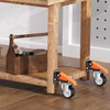 Ronlap Workbench Casters Kit 880 Lbs Capacity, 3" Extra Heavy